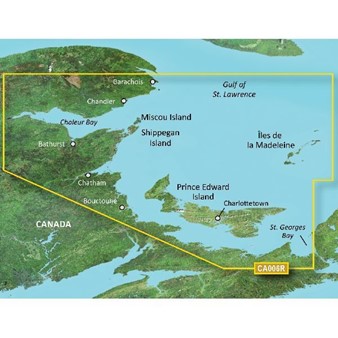 BlueChart® g3 Vision - Canada, P.E.I. to Chaleur Bay Coastal Charts - VCA006R