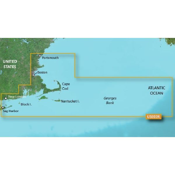 BlueChart® g3 Vision - U.S., Cape Cod Coastal Charts - VUS003R