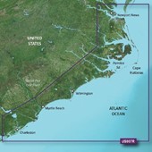 BlueChart® g3 Vision - Cartes côtières des États-Unis, de Norfolk, VA à C - VUS007R