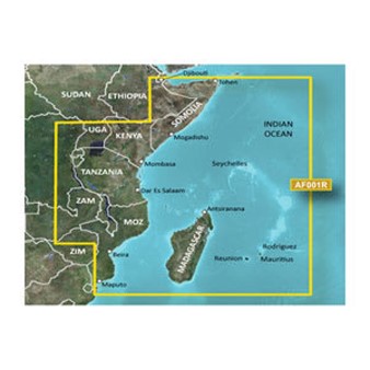 BlueChart® g3 - Africa, Eastern Coastal and Inland Charts - HXAF001R