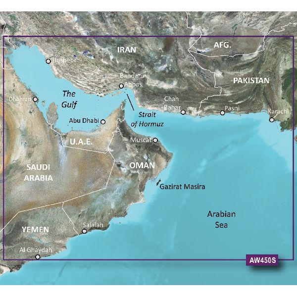 BlueChart® g3 Vision - The Gulf Coastal Charts - VAW450S