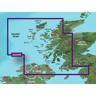 BlueChart® g3 - Scotland, West Coastal and Inland Charts - HXEU006R