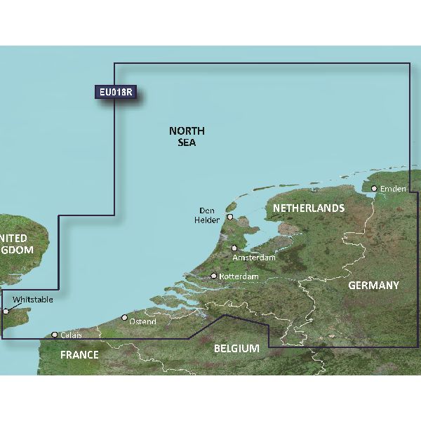 BlueChart g3 Vision - Cartes Benelux - VEU018R