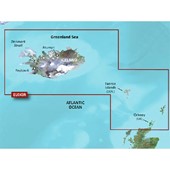 BlueChart® g3 - Cartes L'Islande à la côte des Orcades - HXEU043R