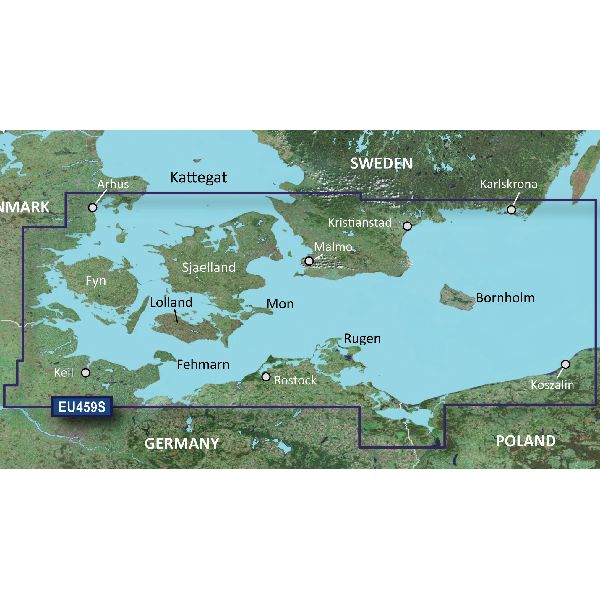 BlueChart® g3 Vision - Arhus to Kiel and Koszalin Charts - VEU459S