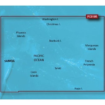 BlueChart® g3 - Cartes côtières de la Polynésie - HXPC019R