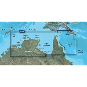 BlueChart® g3 - Cartes Australie, Admiralty Gulf WA à Cairns Coastal - HXPC412S