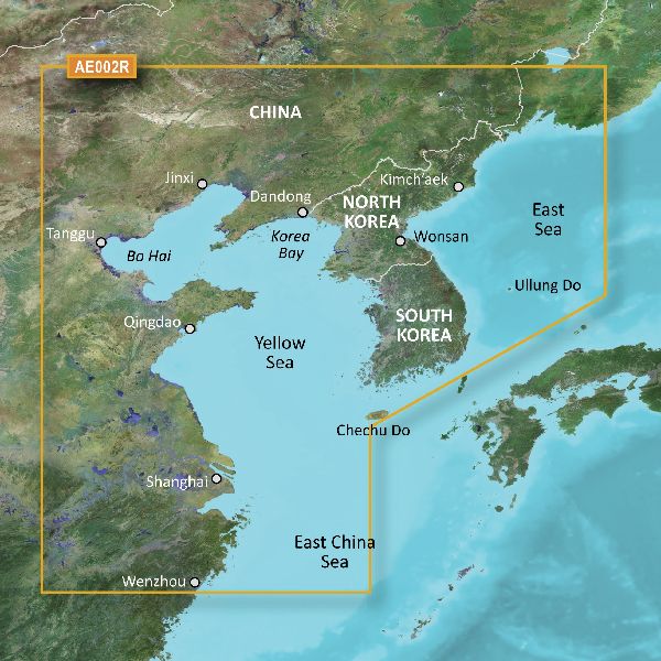 BlueChart® g3 Vision - Yellow Sea Coastal Charts - VAE002R