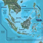 BlueChart® g3 Vision - Cartes côtières Singapour, Malaisie et Indonésie - VAE009R