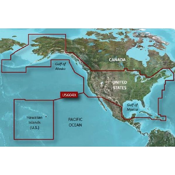 BlueChart® g3 - American Coastal - HXUS604X