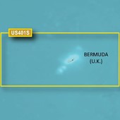 BlueChart® g3 Vision - Cartes côtières des Bermudes - VUS048R