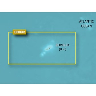 BlueChart® g3 - Cartes côtières des Bermudes - HXUS048R