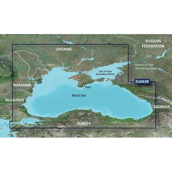 BlueChart® g3 - Cartes de la mer Noire et de la mer d'Azov - HXEU063R