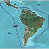 BlueChart® g3 - Cartes côtières de l'Amérique du Sud - HXSA600X