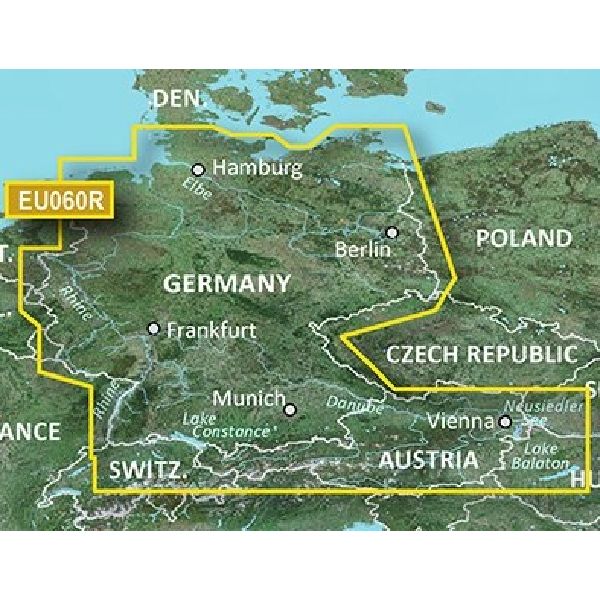 BlueChart® g3 Vision - Germany Lakes and Rivers Charts - VEU060R
