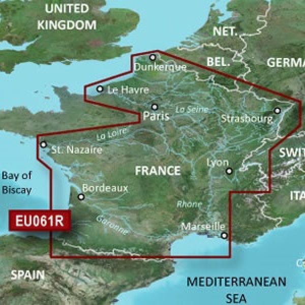 BlueChart® g3 - France Lakes and Rivers Charts - HXEU061R