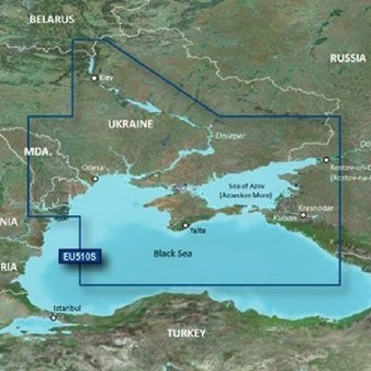 BlueChart® g3 Vision - Cartes du fleuve Dniepr et de la mer d'Azov - VEU510S