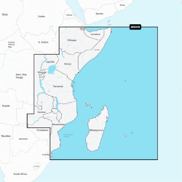 Garmin Navionics+™ - Afrique de l'Est - NSAF001R