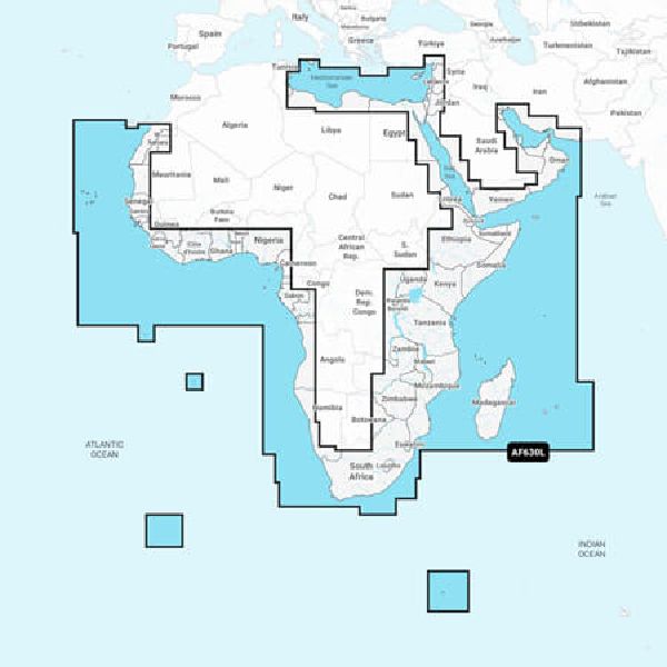 Garmin Navionics+™ - Afrique et Moyen-Orient - NSAF630L