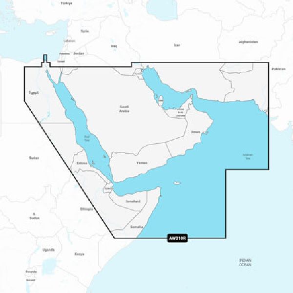 Garmin Navionics Vision+™ - Le Golfe et la Mer rouge - NVAW010R