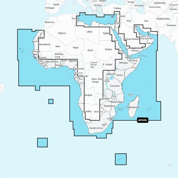 Navionics Platinum+™ - Afrique et Moyen-Orient - NPAF630L