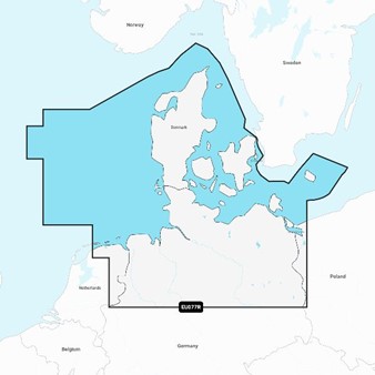 Navionics+™ - Danemark, Allemagne et côtes polonaises - NAEU077R