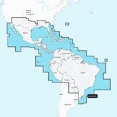Navionics+™ - Mexique, Caraïbes jusqu'au Brésil - NASA004L