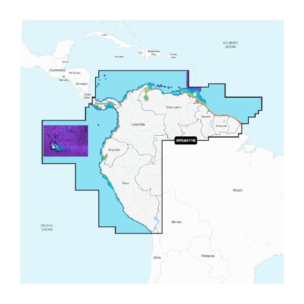 Garmin Navionics Vision+™ - South America, North - NVSA010R