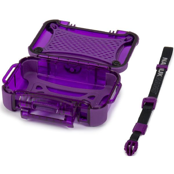 Mallette Nanuk Nano 320 Mauve Transparent