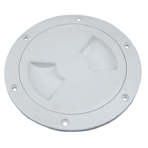 Screw Out Deck Plate 5" - White