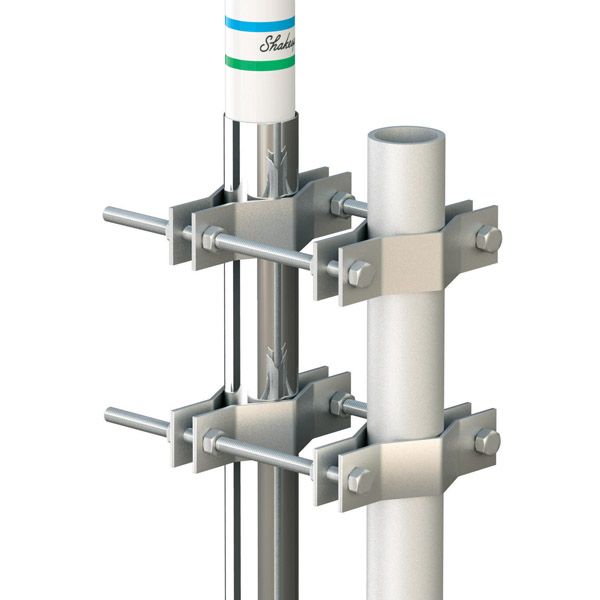 483 Mounting Style Galvanized Mast Clamp Set