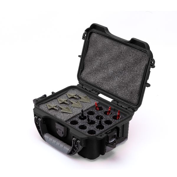 Mallette Nanuk 903 Noir avec Mousse Pré-Coupé pour Pointes de Flèche