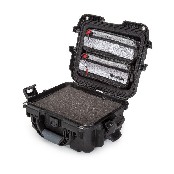 Mallette Nanuk 905 Noir avec Fermoirs TSA PowerClaw,  Mousse Cubique et Organisateur de Couvercle