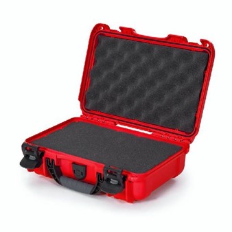 Case Nanuk 909 Red with Cubed Foam
