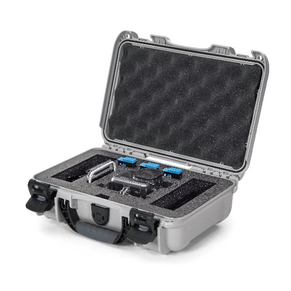 Mallette Nanuk 909 Argent avec Mousse Pré-Coupé pour Go Pro Hero 9 ou 10