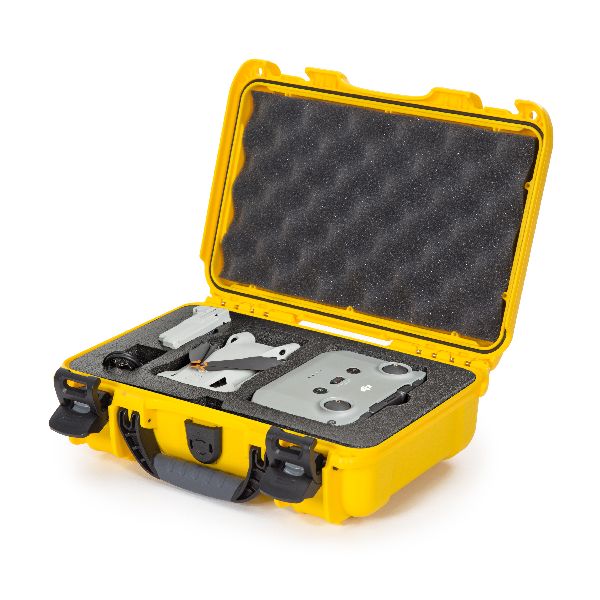 Mallette Nanuk 909 Jaune avec Mousse Pré-Coupé pour DJI Mini 3 Pro
