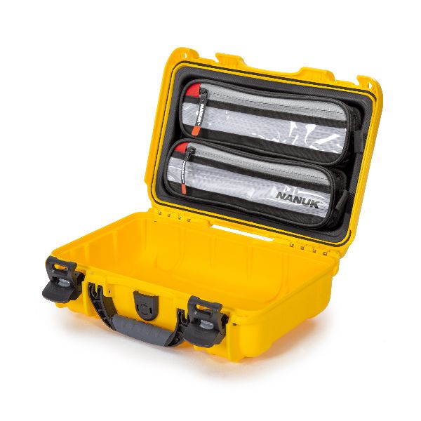 Mallette Nanuk 909 Jaune avec Organisateur de Couvercle