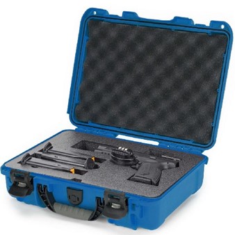 Case Nanuk 910 Blue with Pre-Cut Pistol Optic Ready Foam
