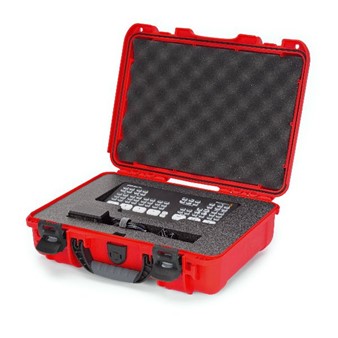 Case Nanuk 910 Red with Pre-Cut Blackmagic® Design ATEM Mini Pro Foam
