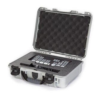 Mallette Nanuk 910 Argent avec Mousse Pré-Coupé pour ATEM Mini Pro de Blackmagic® Design