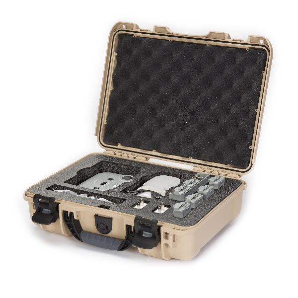 Mallette Nanuk 910 Beige avec Mousse Pré-Coupé pour DJI™ Mavic Mini 2 Fly More
