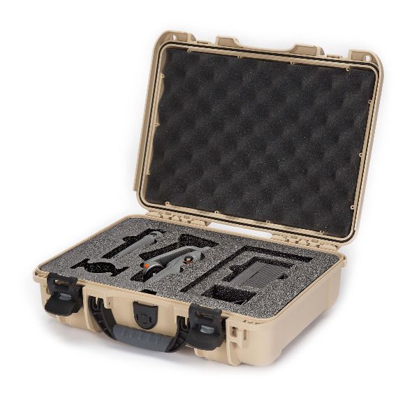 Mallette Nanuk 910 Beige avec Mousse Pré-Coupé pour un DJI 6 VLOG Combo
