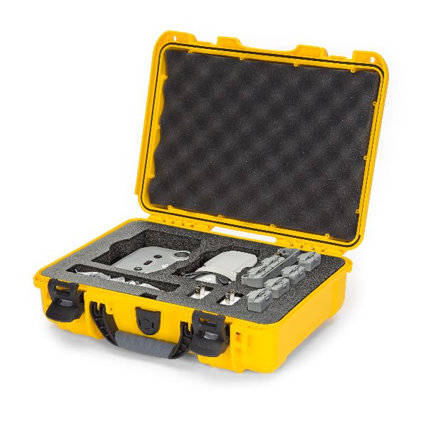 Mallette Nanuk 910 Jaune avec Mousse Pré-Coupé pour DJI™ Mavic Mini 2 Fly More