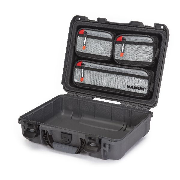 Case Nanuk 910 Graphite with Lid Organizer