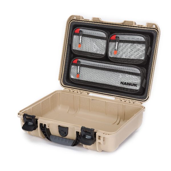 Case Nanuk 910 Tan with Lid Organizer