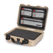 Mallette Nanuk 910 Beige avec Mousse Cubique et Organisateur de Couvercle
