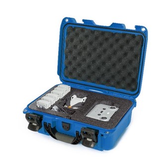 Mallette Nanuk 915 Bleu avec Mousse Pré-Coupé pour DJI Mini 3 Pro Fly More