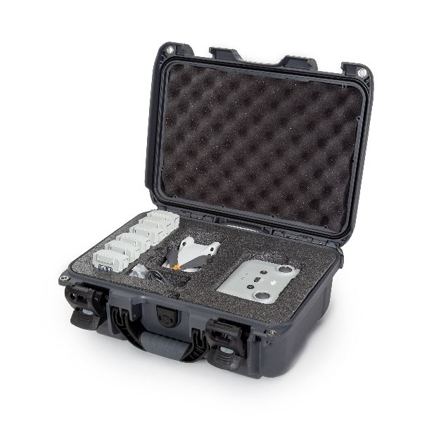 Mallette Nanuk 915 Graphite avec Mousse Pré-Coupé pour DJI Mini 3 Pro Fly More