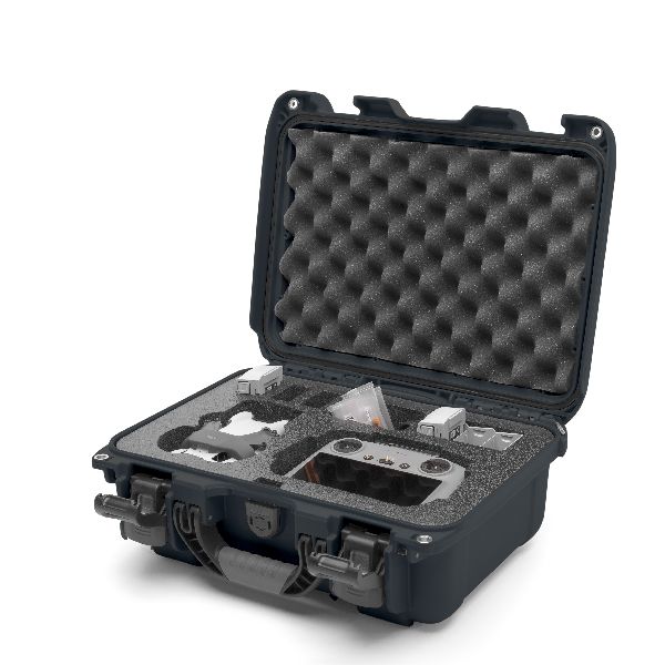 Mallette Nanuk 915 Graphite avec Mousse Pré-Coupé pour DJI Mini 4 Pro Fly More
