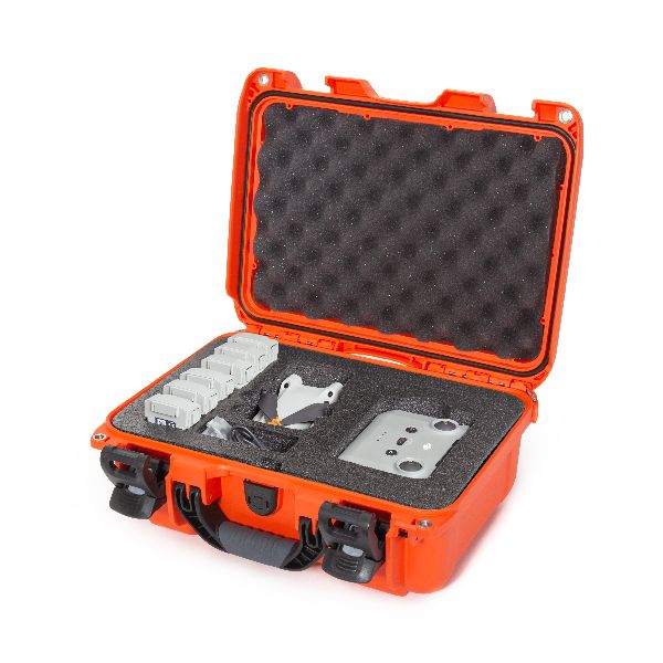 Mallette Nanuk 915 Orange avec Mousse Pré-Coupé pour DJI Mini 3 Pro Fly More